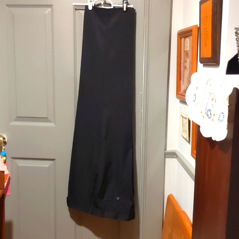 men's black dress pants sz 38/30